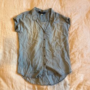 Denim Short Sleeve Shirt